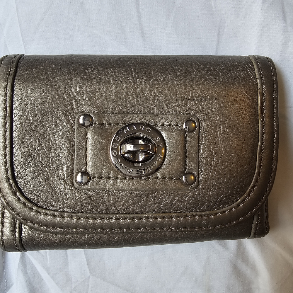 Marc by Marc Jacobs Metallic Leather Wallet